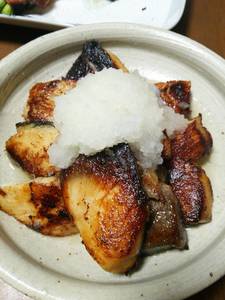 ぶりの照り焼き